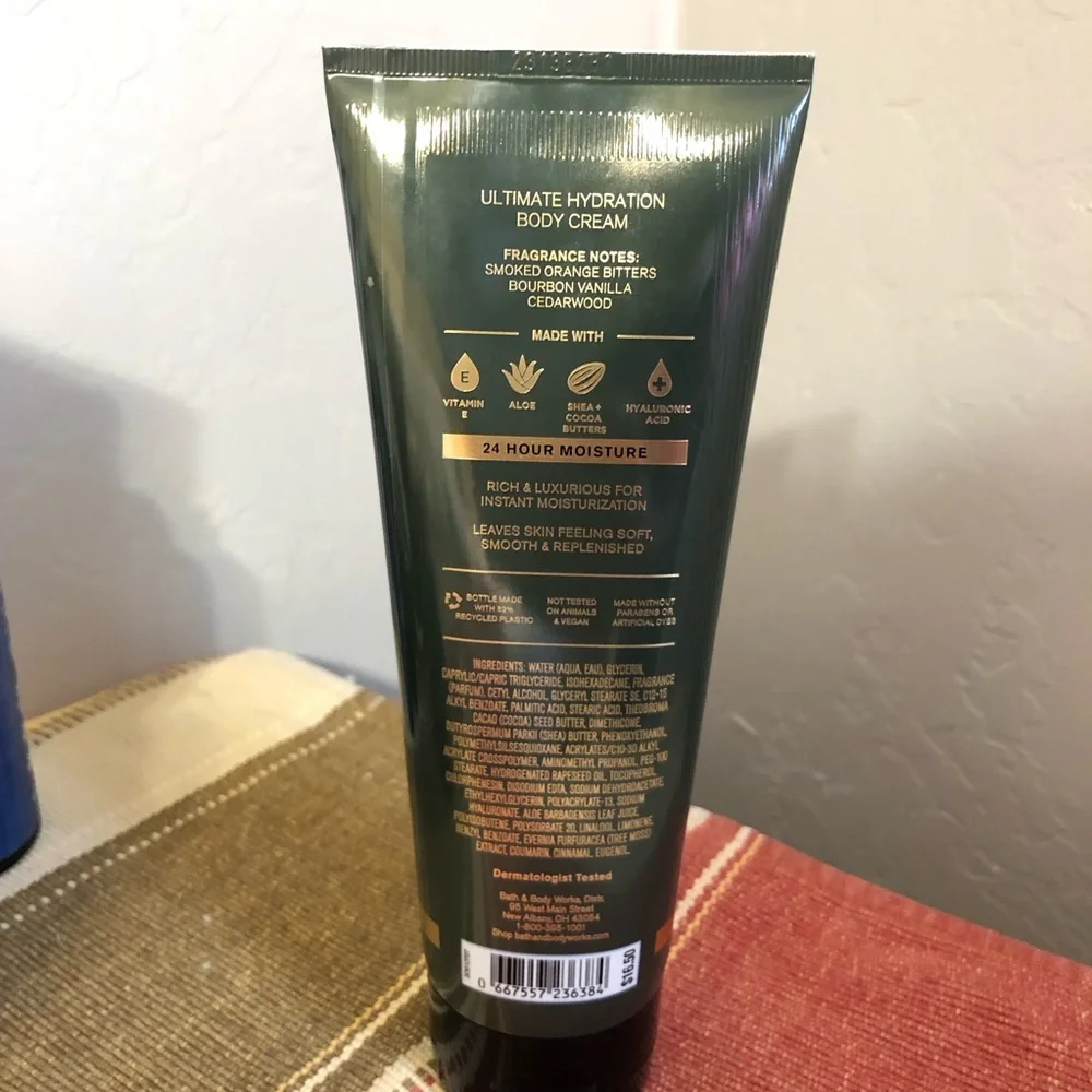Smoked Old Fashioned by Bath & Body Works Mens Collection Hydration Body Cream